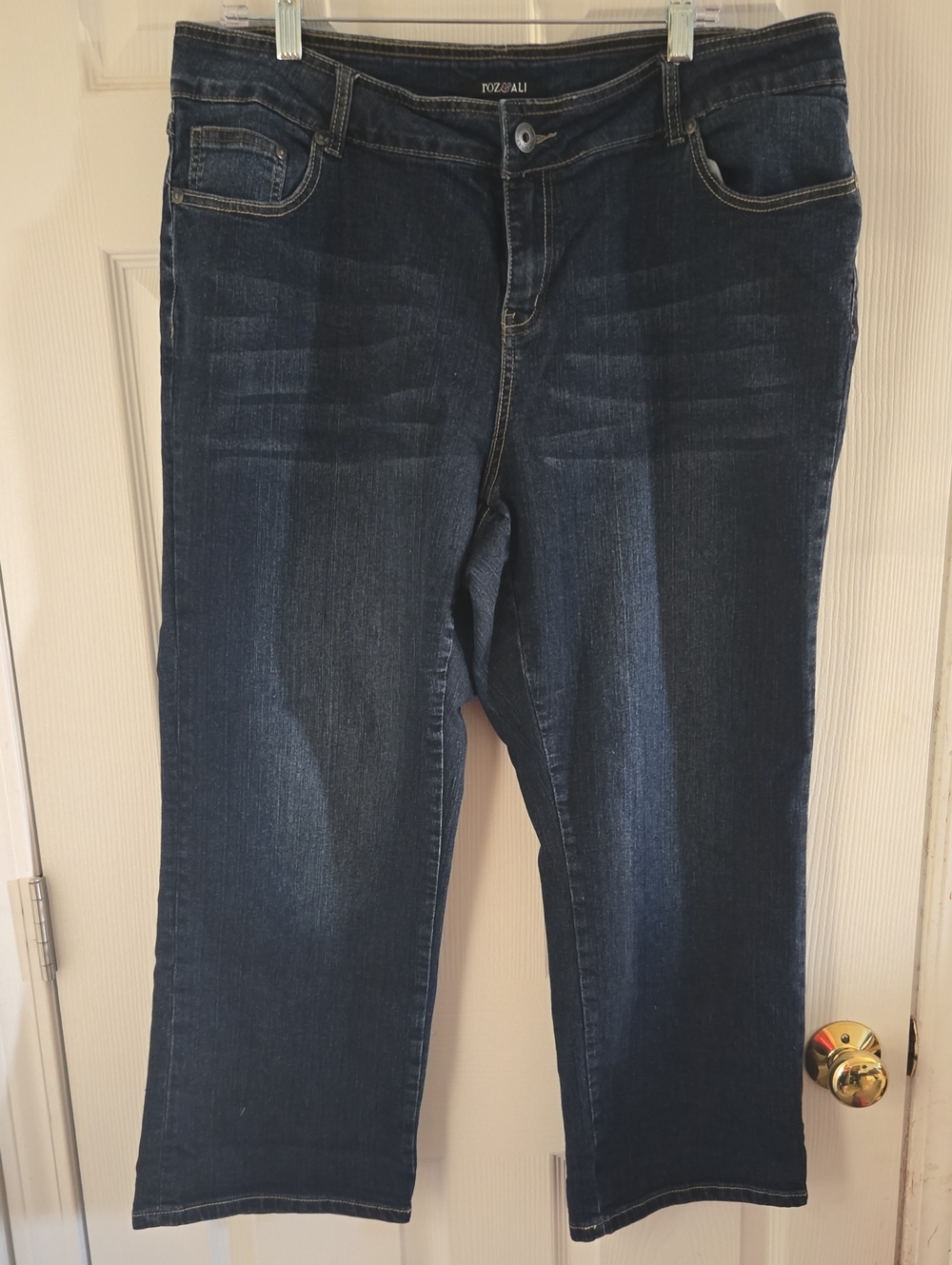 Roz & Ali Women's Dark Indigo Stretch Jeans